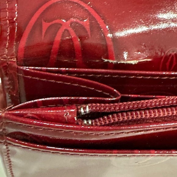 Cartier Happy Birthday Patent Leather Envelope Long wallet - Picture 12 of 16